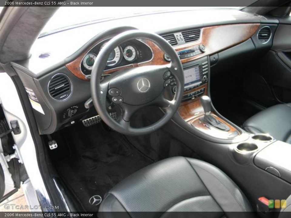Black Interior Dashboard for the 2006 Mercedes-Benz CLS 55 AMG #58300124