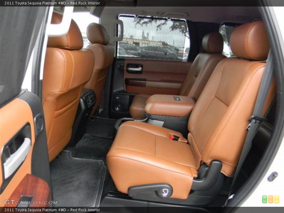 Red Rock Interior Photo for the 2011 Toyota Sequoia Platinum 4WD #58300811