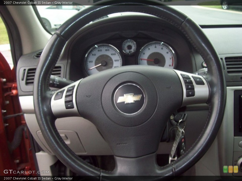 Gray Interior Steering Wheel for the 2007 Chevrolet Cobalt SS Sedan #58302767