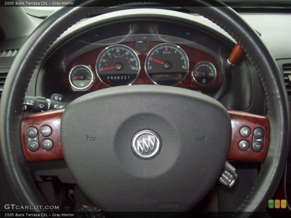 Gray Interior Steering Wheel for the 2005 Buick Terraza CXL #58303028