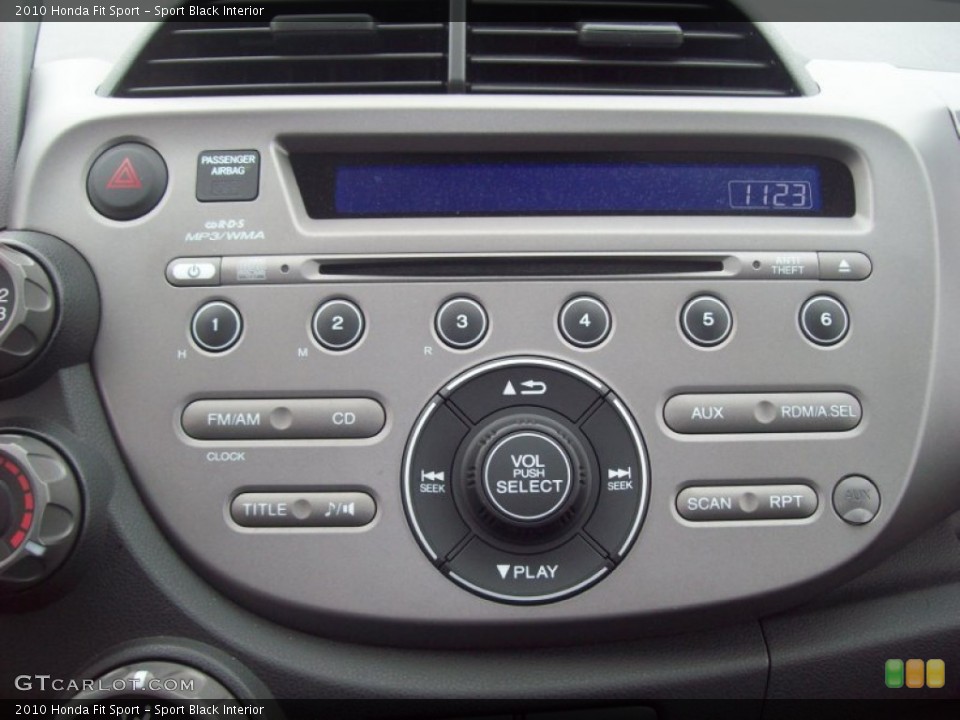 Sport Black Interior Controls for the 2010 Honda Fit Sport #58303403
