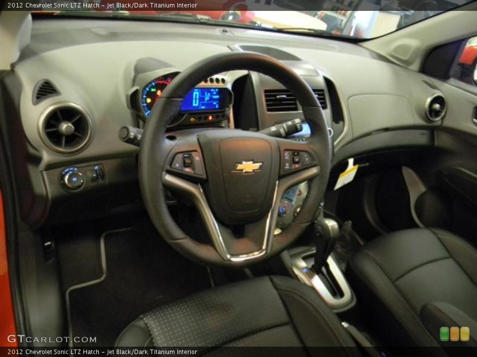 Jet Black/Dark Titanium Interior Dashboard for the 2012 Chevrolet Sonic LTZ Hatch #58305269