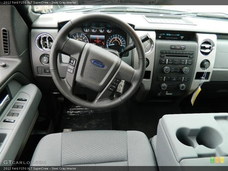 Steel Gray Interior Dashboard for the 2012 Ford F150 XLT SuperCrew #58311579