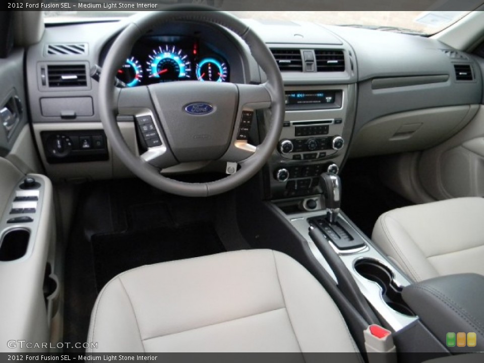 Medium Light Stone Interior Dashboard for the 2012 Ford Fusion SEL #58313727