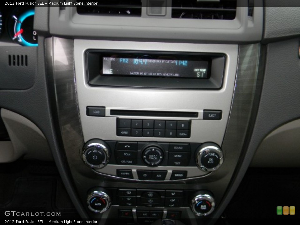 Medium Light Stone Interior Controls for the 2012 Ford Fusion SEL #58313760