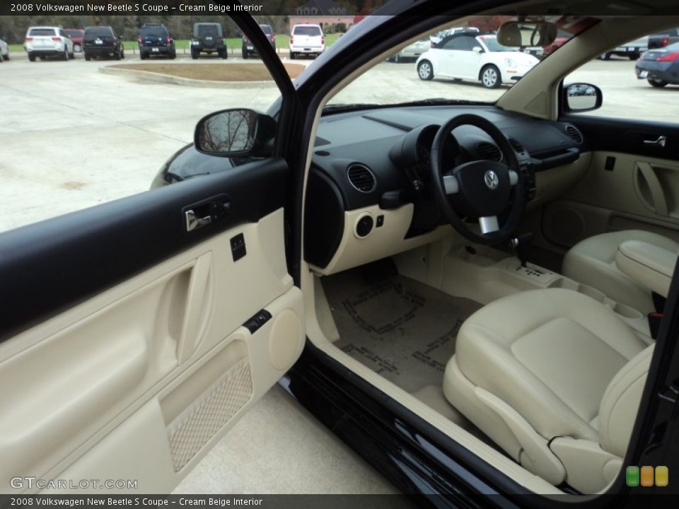 Cream Beige Interior Photo for the 2008 Volkswagen New Beetle S Coupe #58318230