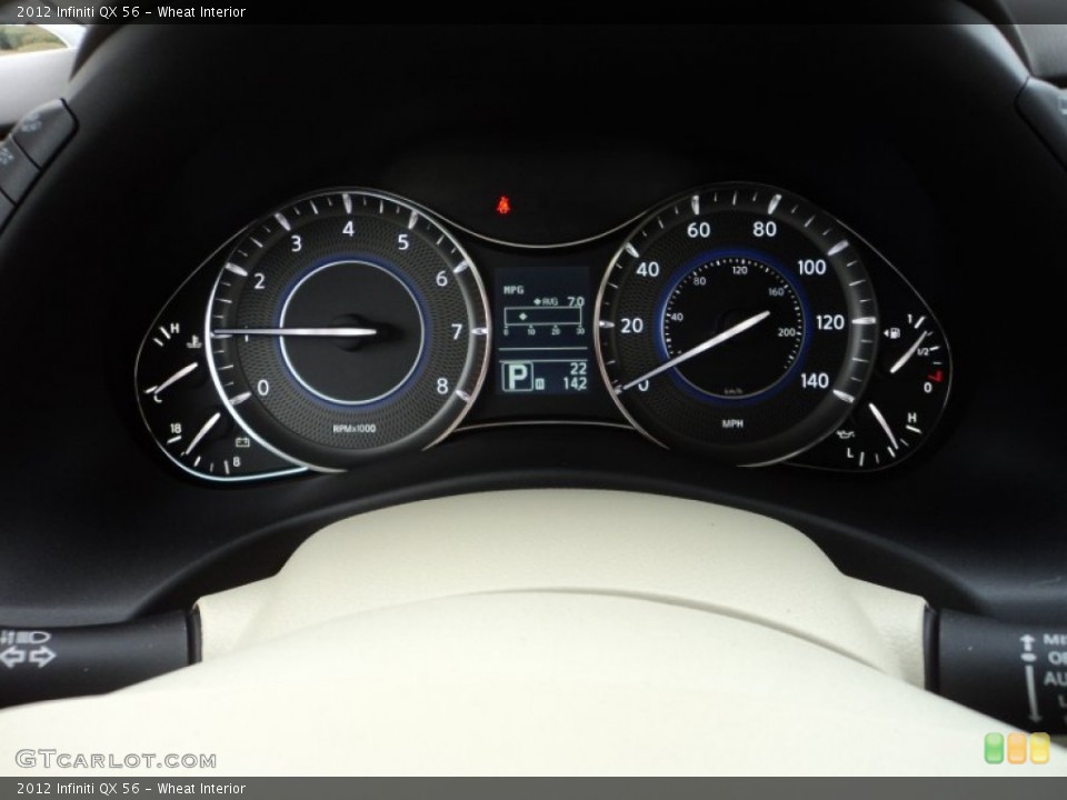 Wheat Interior Gauges for the 2012 Infiniti QX 56 #58320057