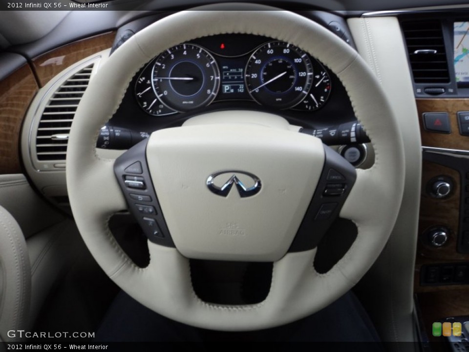 Wheat Interior Steering Wheel for the 2012 Infiniti QX 56 #58320063