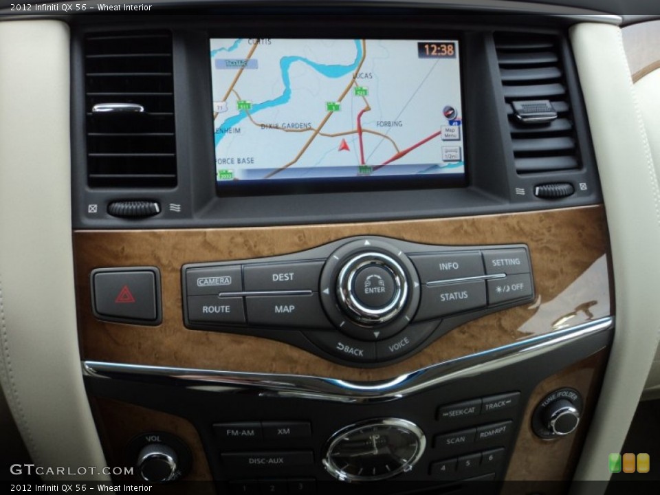 Wheat Interior Navigation for the 2012 Infiniti QX 56 #58320080