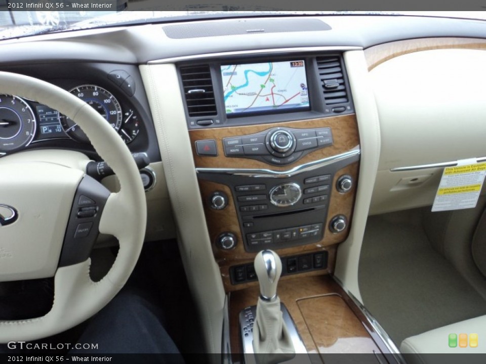 Wheat Interior Controls for the 2012 Infiniti QX 56 #58320099