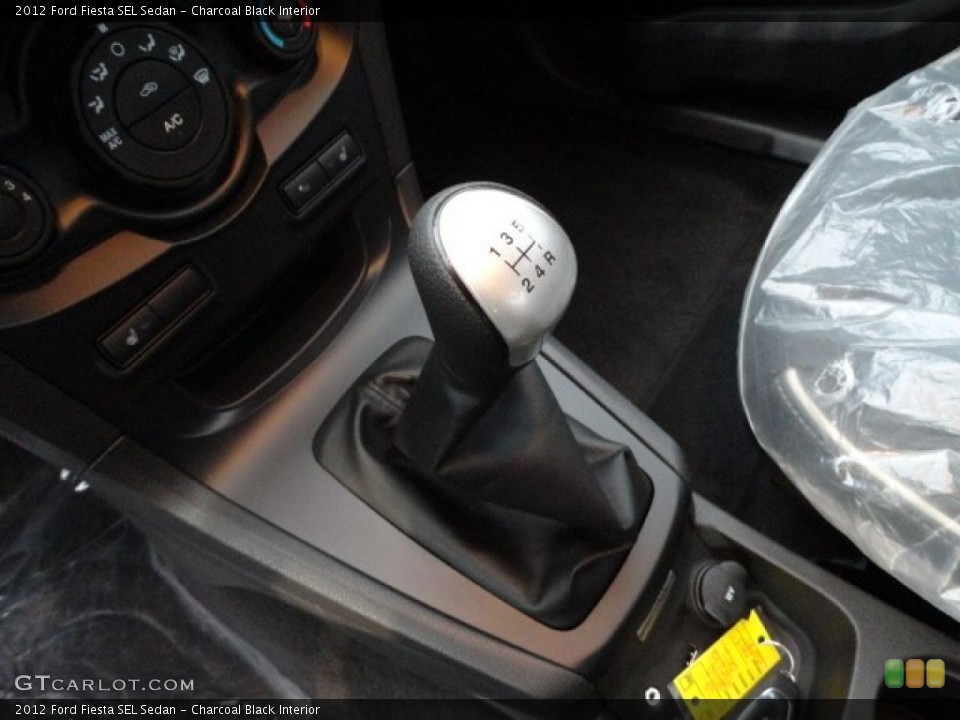Charcoal Black Interior Transmission for the 2012 Ford Fiesta SEL Sedan #58322064