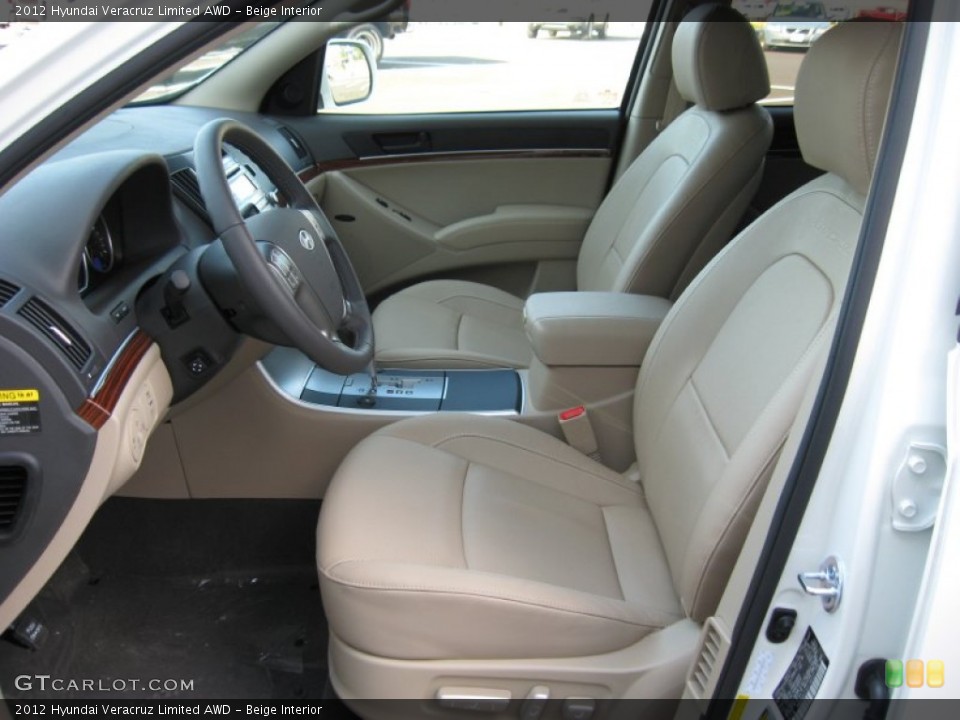 Beige Interior Photo for the 2012 Hyundai Veracruz Limited AWD #58323456