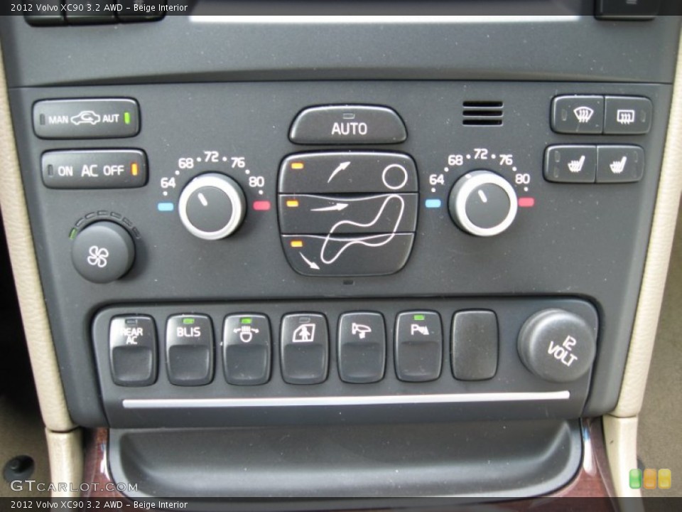 Beige Interior Controls for the 2012 Volvo XC90 3.2 AWD #58324386