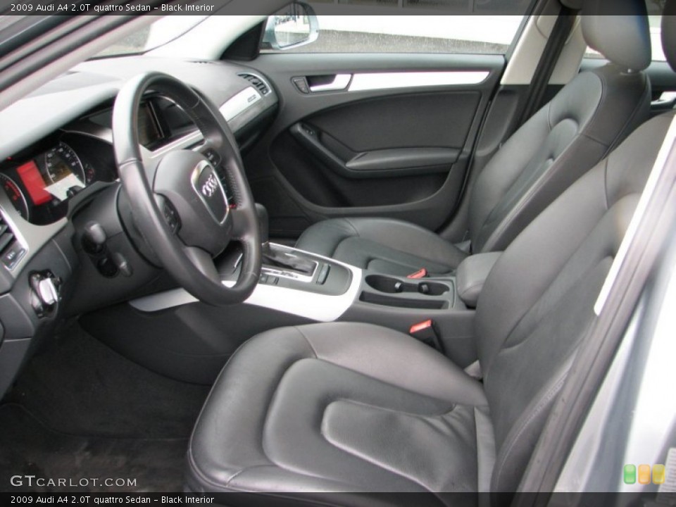Black Interior Photo for the 2009 Audi A4 2.0T quattro Sedan #58324907