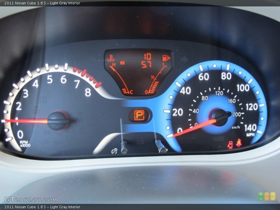 Light Gray Interior Gauges for the 2011 Nissan Cube 1.8 S #58326799