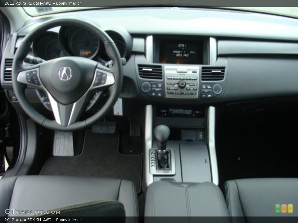 Ebony Interior Dashboard for the 2012 Acura RDX SH-AWD #58327792