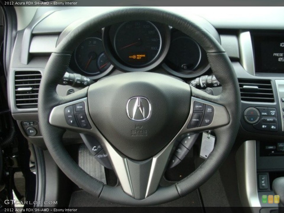 Ebony Interior Steering Wheel for the 2012 Acura RDX SH-AWD #58327801