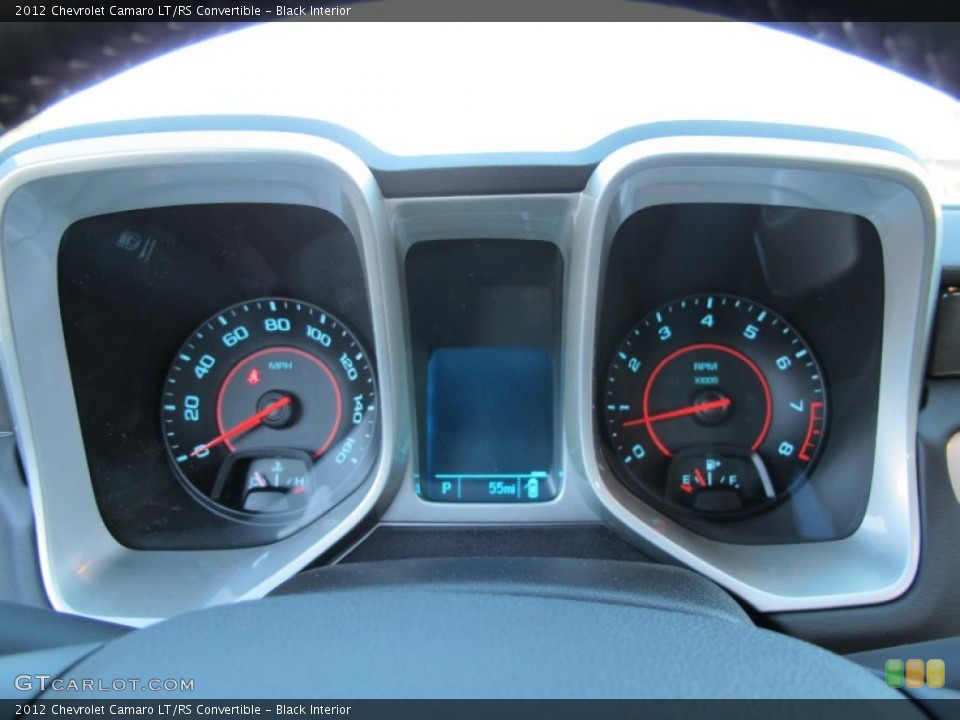 Black Interior Gauges for the 2012 Chevrolet Camaro LT/RS Convertible #58327831