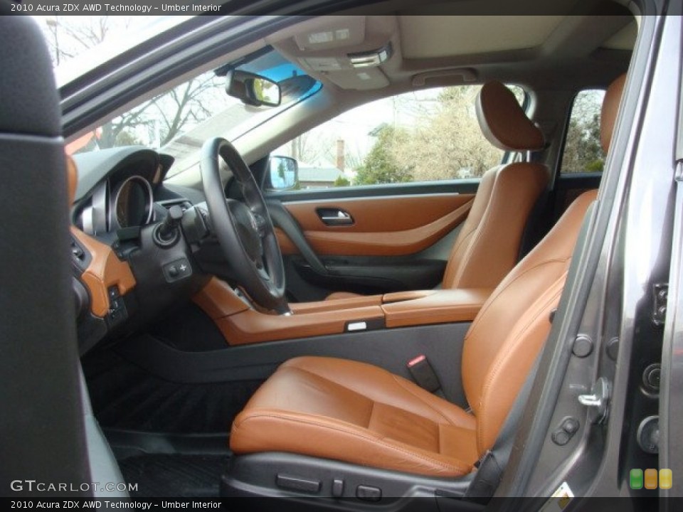 Umber Interior Photo for the 2010 Acura ZDX AWD Technology #58328362