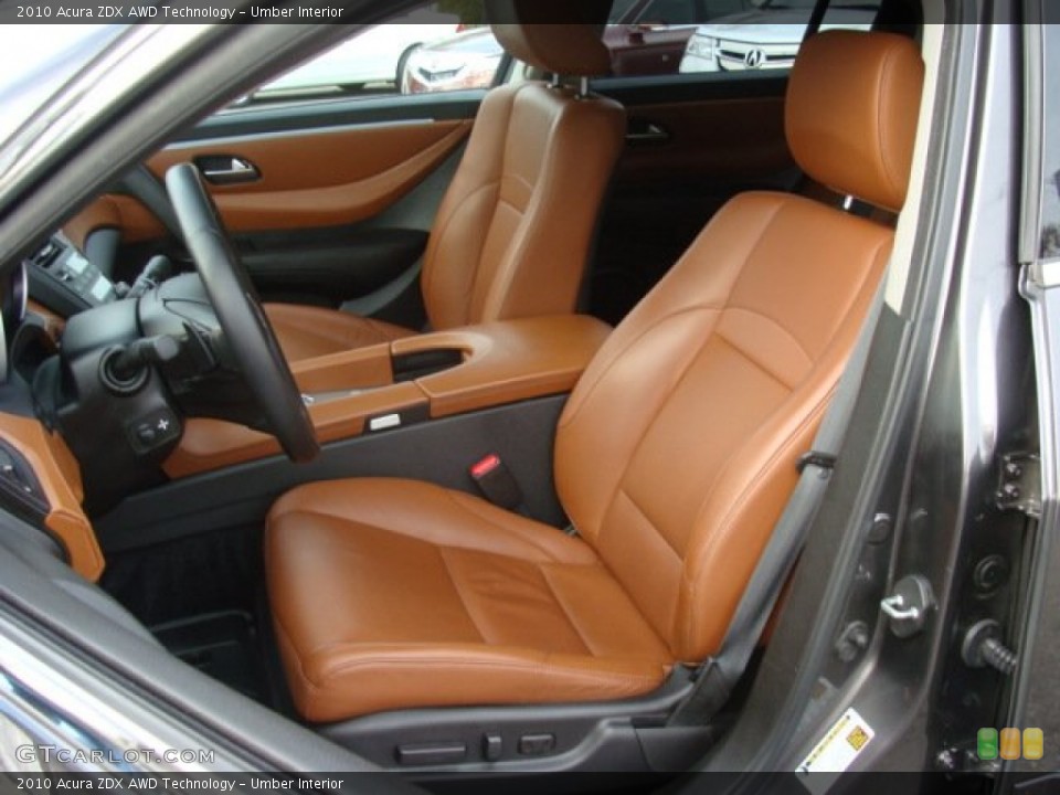 Umber Interior Photo for the 2010 Acura ZDX AWD Technology #58328374