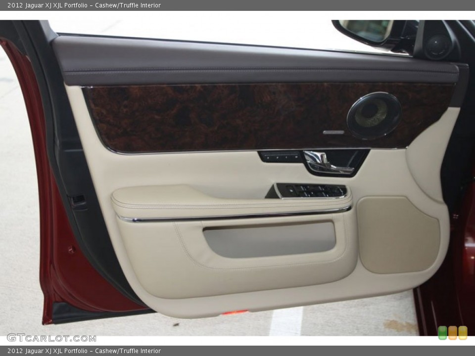 Cashew/Truffle Interior Door Panel for the 2012 Jaguar XJ XJL Portfolio #58330701