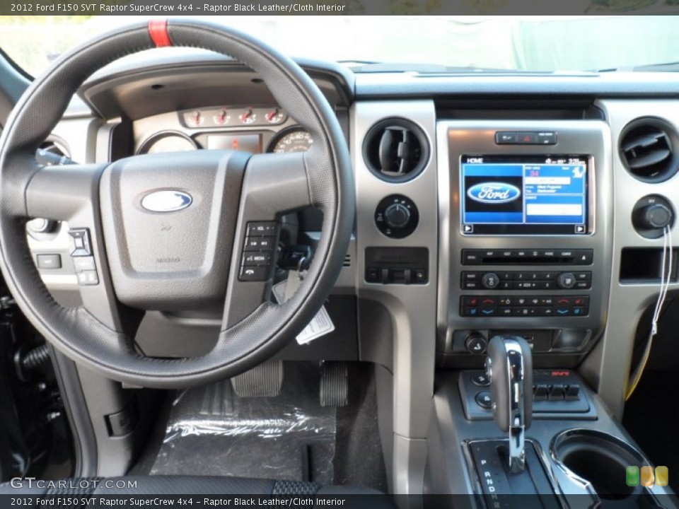 Raptor Black Leather/Cloth Interior Dashboard for the 2012 Ford F150 SVT Raptor SuperCrew 4x4 #58335998