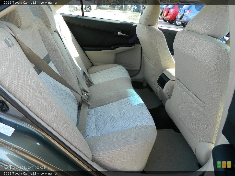 Ivory Interior Rear Seat for the 2012 Toyota Camry LE #58336133