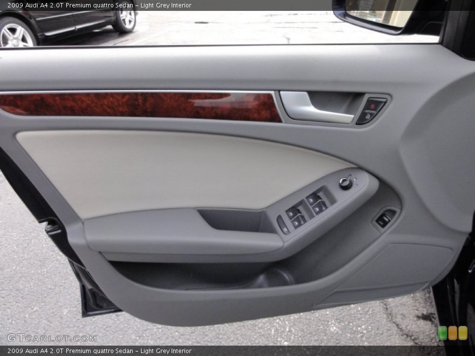 Light Grey Interior Door Panel for the 2009 Audi A4 2.0T Premium quattro Sedan #58337772