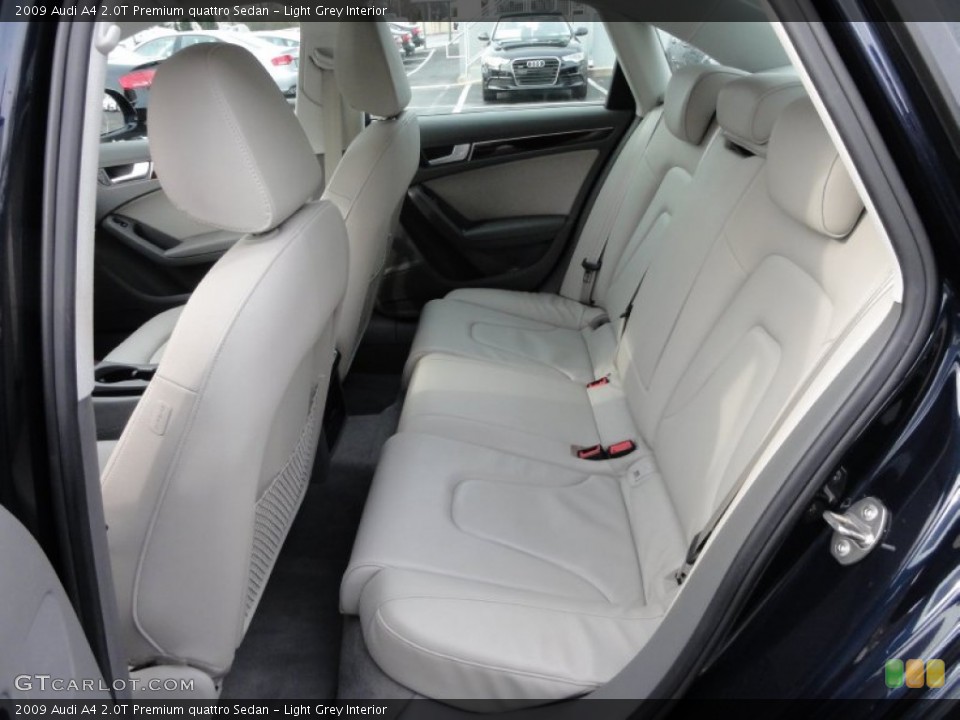 Light Grey Interior Photo for the 2009 Audi A4 2.0T Premium quattro Sedan #58337862