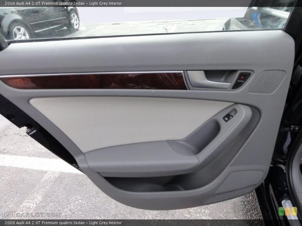 Light Grey Interior Door Panel for the 2009 Audi A4 2.0T Premium quattro Sedan #58337871