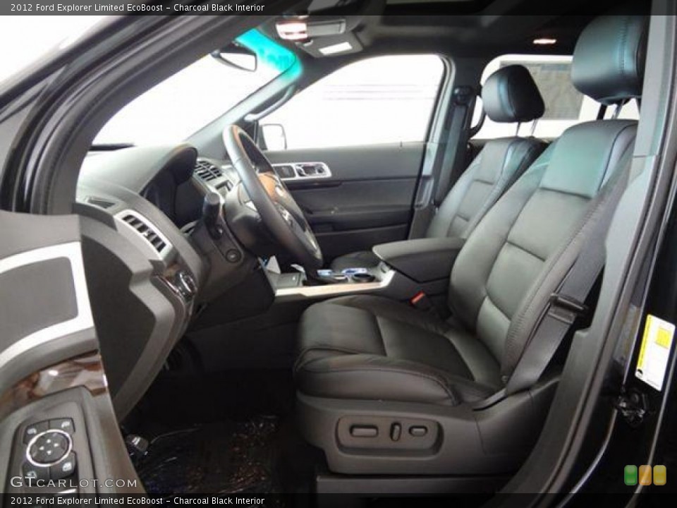 Charcoal Black Interior Photo for the 2012 Ford Explorer Limited EcoBoost #58337979