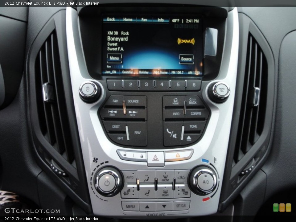 Jet Black Interior Controls for the 2012 Chevrolet Equinox LTZ AWD #58338121