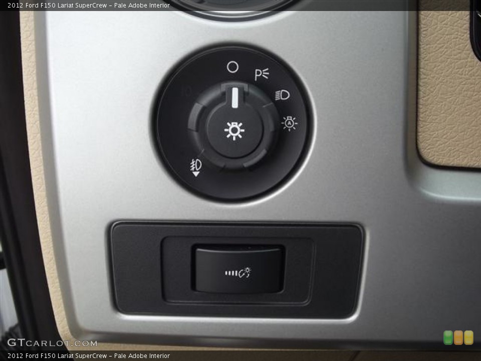 Pale Adobe Interior Controls for the 2012 Ford F150 Lariat SuperCrew #58338568