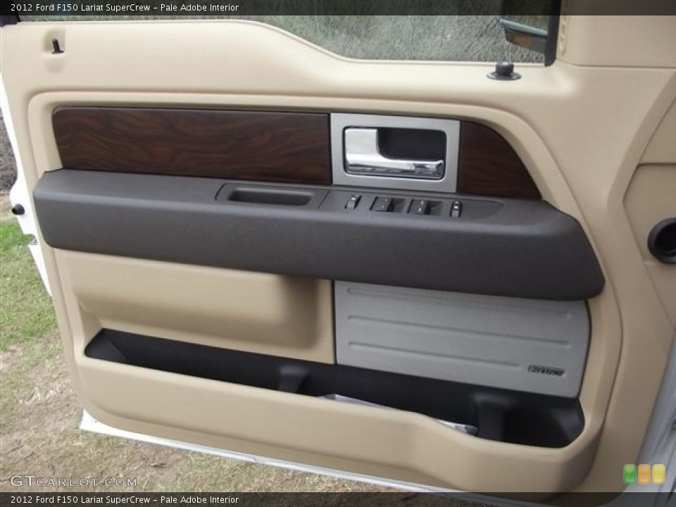 Pale Adobe Interior Door Panel for the 2012 Ford F150 Lariat SuperCrew #58338575