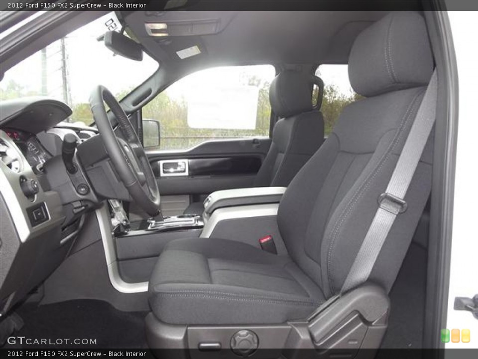 Black Interior Photo for the 2012 Ford F150 FX2 SuperCrew #58339099