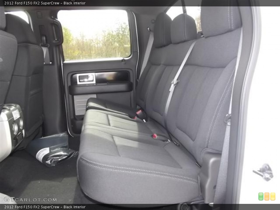 Black Interior Photo for the 2012 Ford F150 FX2 SuperCrew #58339105