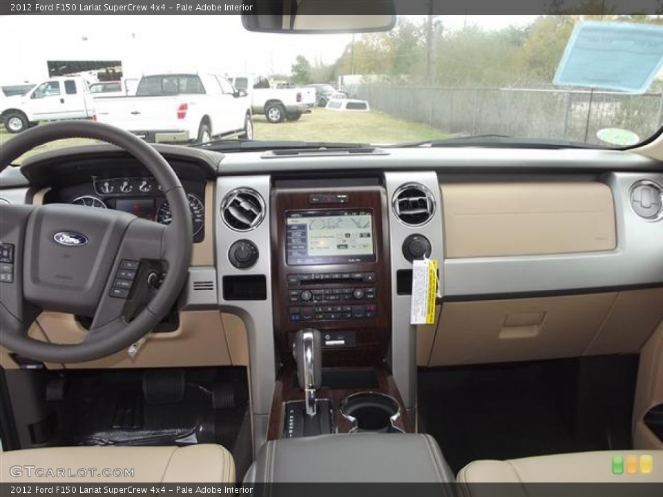 Pale Adobe Interior Dashboard for the 2012 Ford F150 Lariat SuperCrew 4x4 #58339546