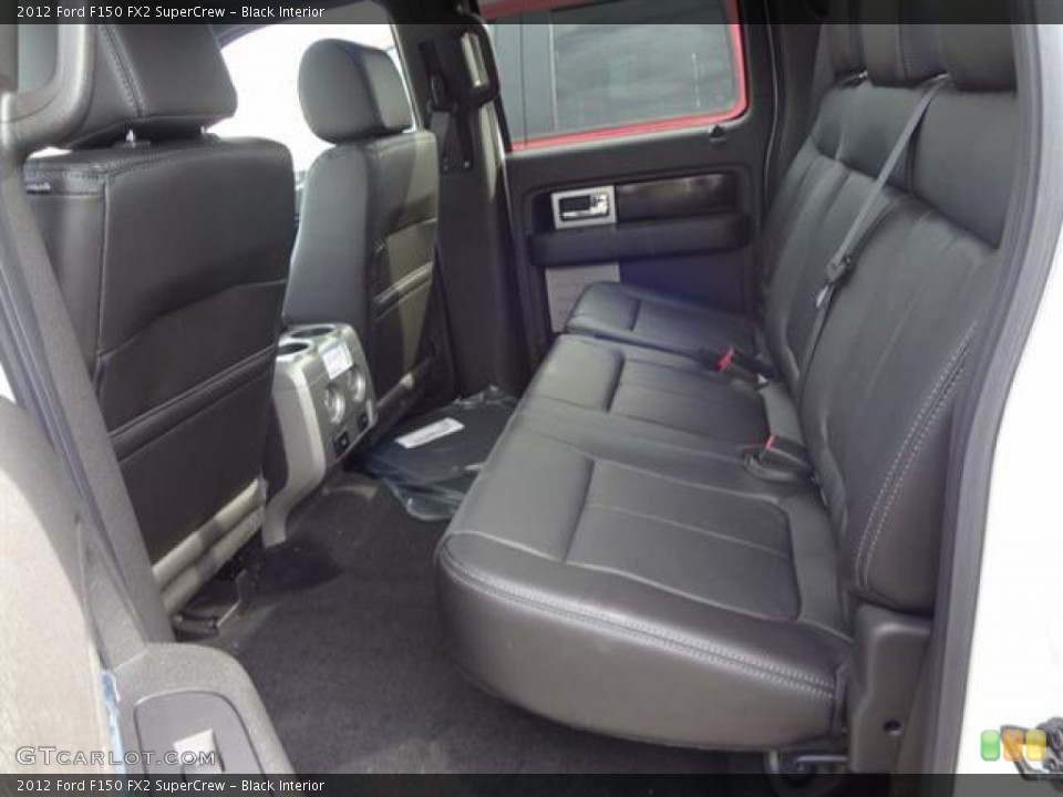 Black Interior Photo for the 2012 Ford F150 FX2 SuperCrew #58340020
