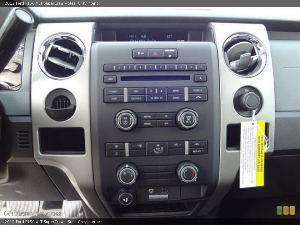 Steel Gray Interior Controls for the 2012 Ford F150 XLT SuperCrew #58340251
