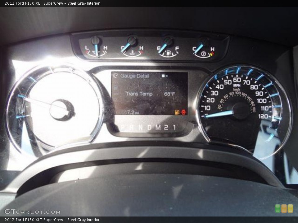 Steel Gray Interior Gauges for the 2012 Ford F150 XLT SuperCrew #58340293