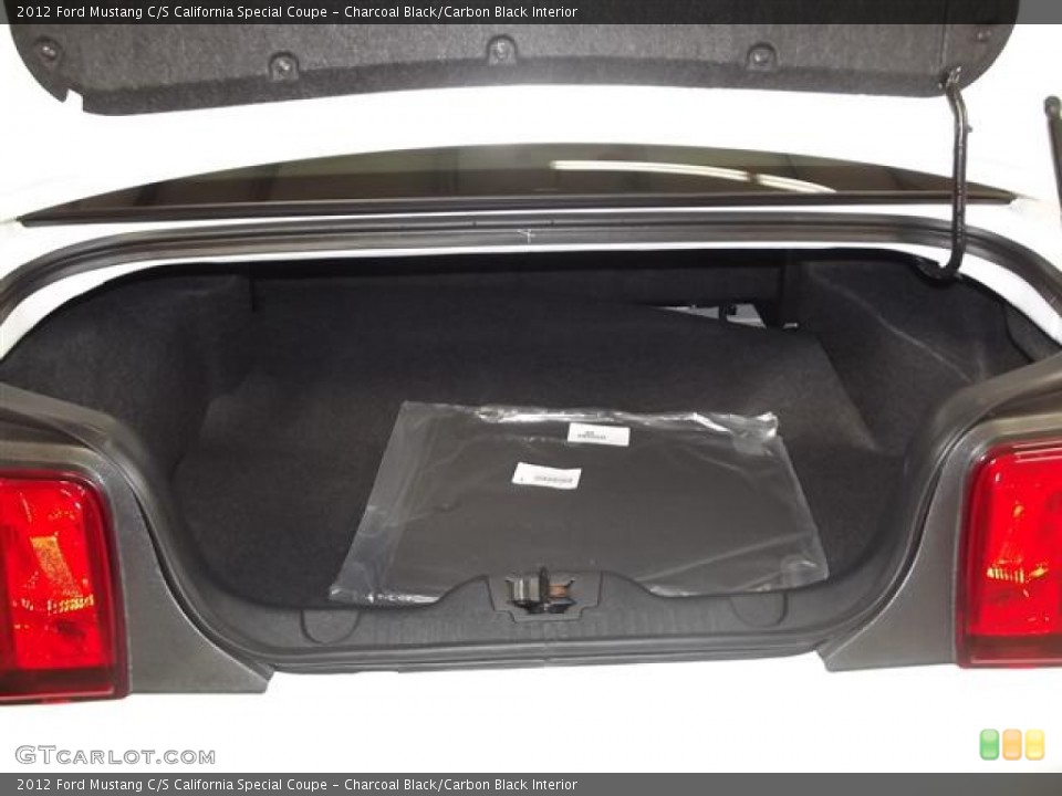 Charcoal Black/Carbon Black Interior Trunk for the 2012 Ford Mustang C/S California Special Coupe #58343621