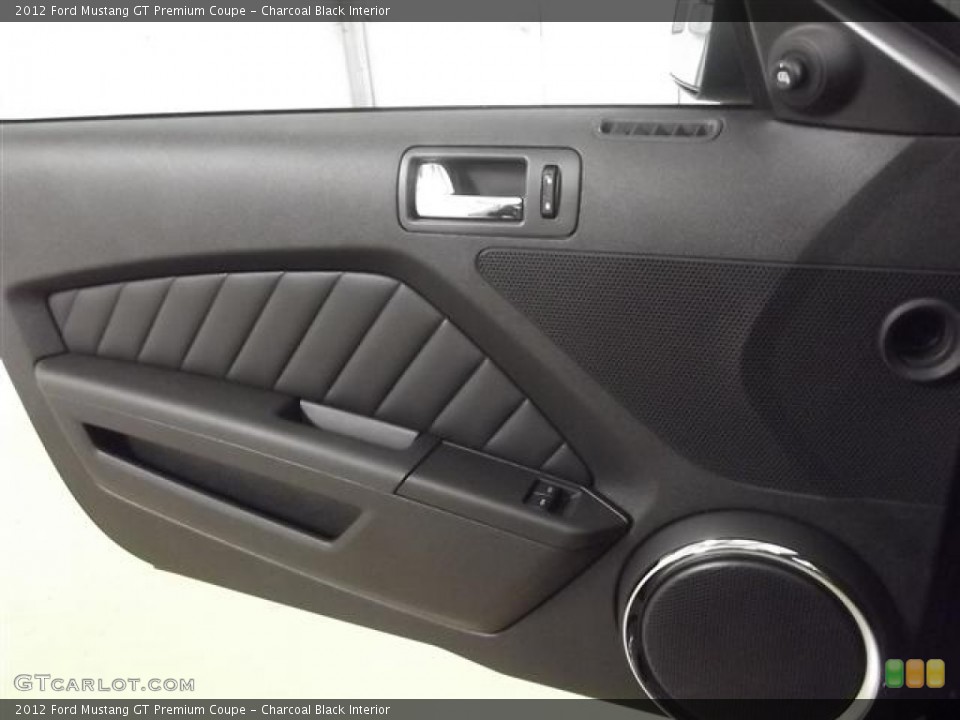 Charcoal Black Interior Door Panel for the 2012 Ford Mustang GT Premium Coupe #58343897