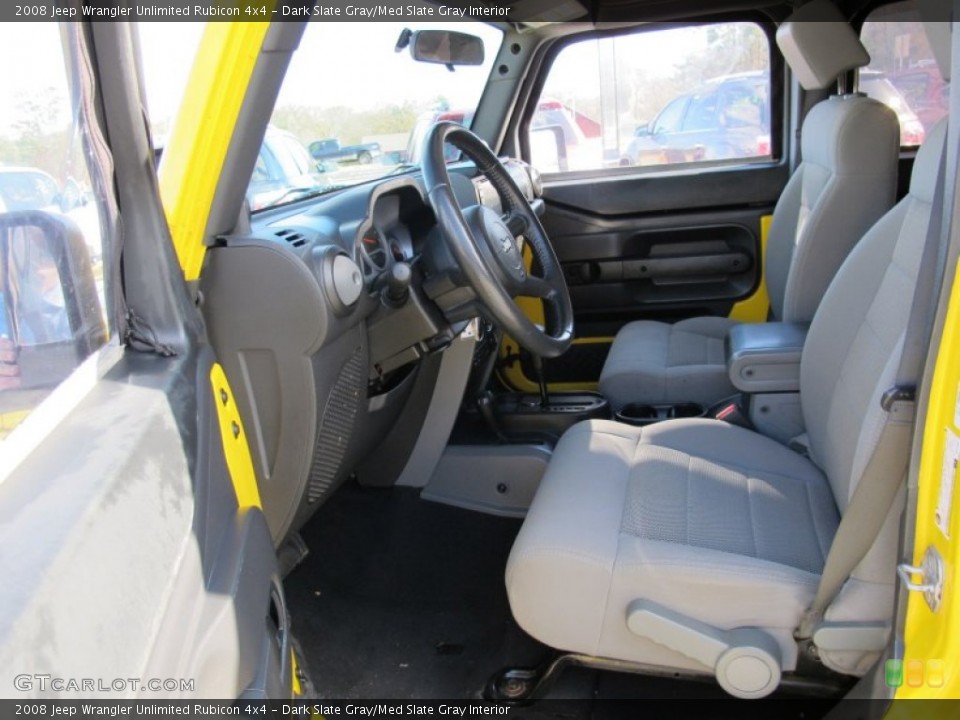 Dark Slate Gray/Med Slate Gray Interior Photo for the 2008 Jeep Wrangler Unlimited Rubicon 4x4 #58345511