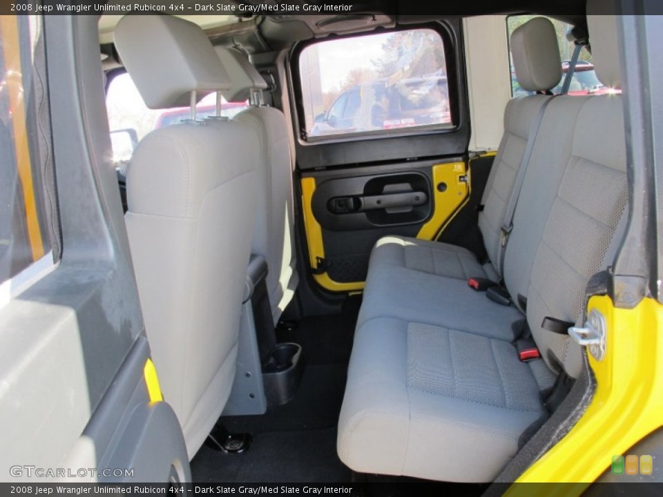 Dark Slate Gray/Med Slate Gray Interior Photo for the 2008 Jeep Wrangler Unlimited Rubicon 4x4 #58345523