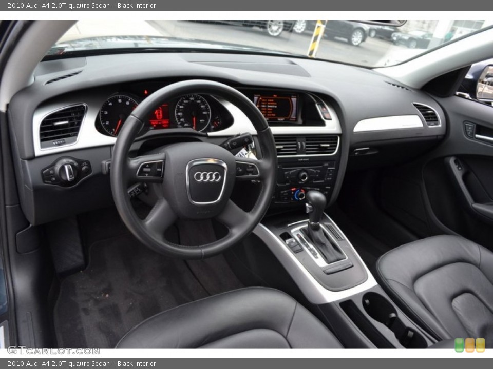 Black Interior Dashboard for the 2010 Audi A4 2.0T quattro Sedan #58349144