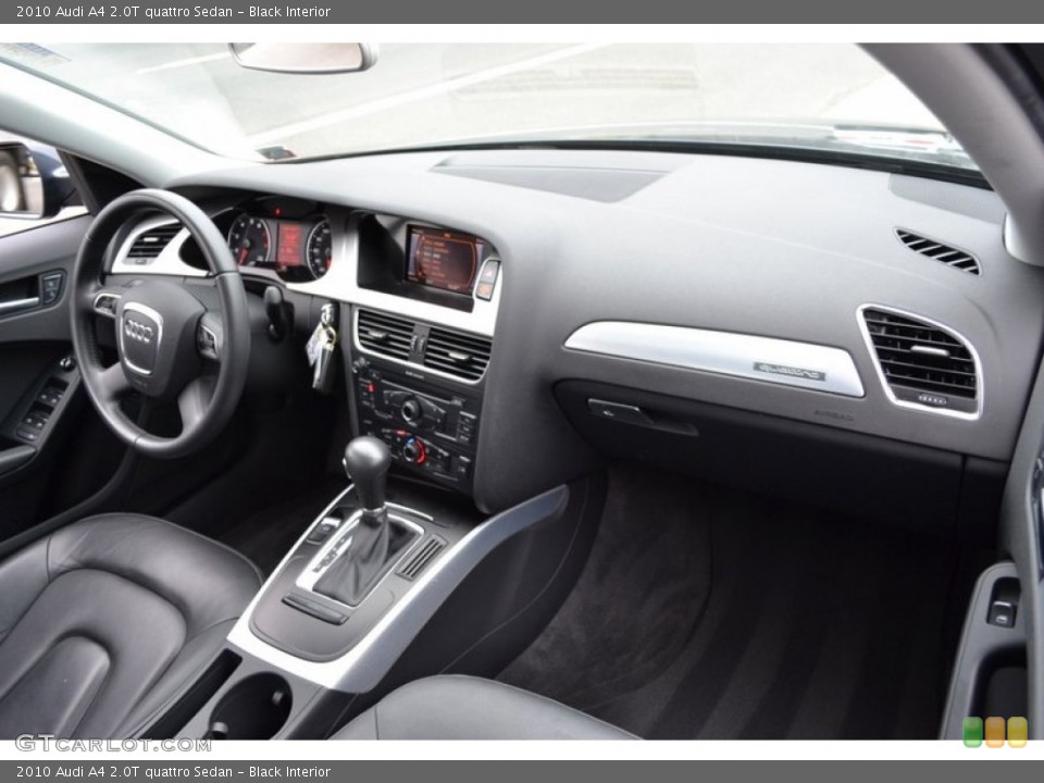 Black Interior Dashboard for the 2010 Audi A4 2.0T quattro Sedan #58349153