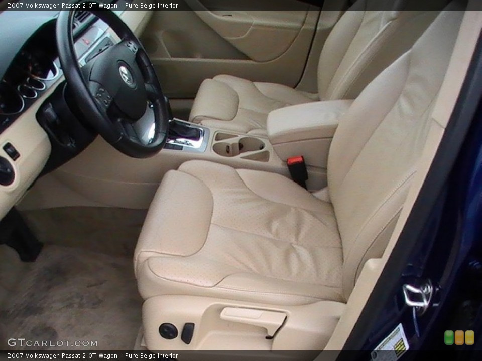 Pure Beige Interior Photo for the 2007 Volkswagen Passat 2.0T Wagon #58349345