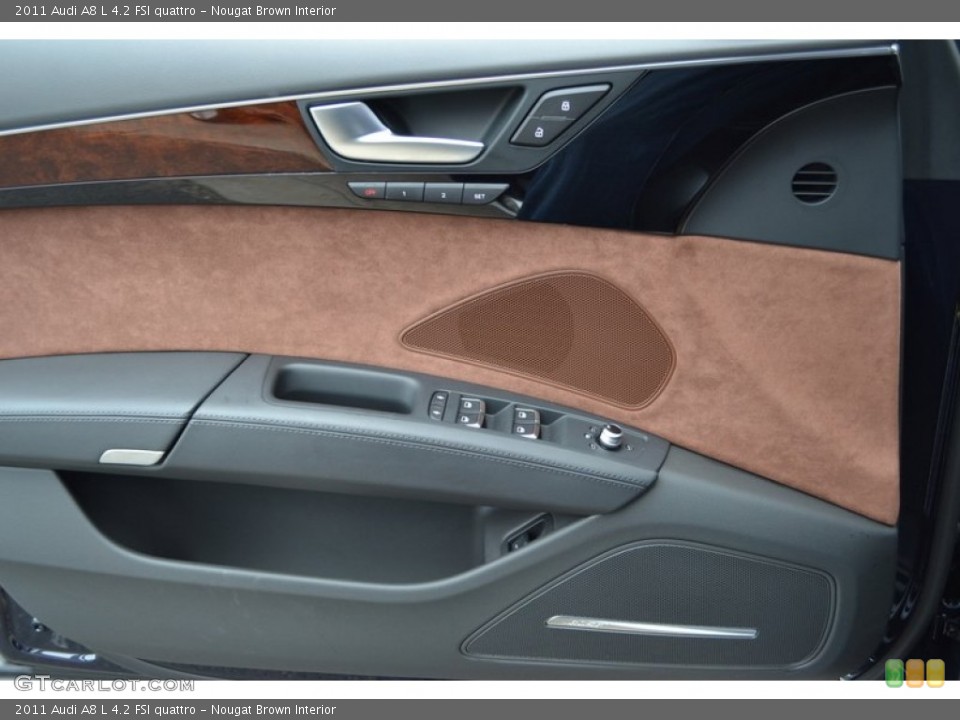 Nougat Brown Interior Door Panel for the 2011 Audi A8 L 4.2 FSI quattro #58349564
