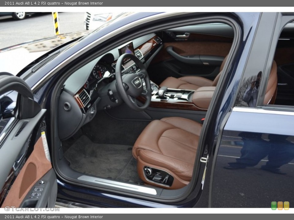 Nougat Brown Interior Photo for the 2011 Audi A8 L 4.2 FSI quattro #58349581
