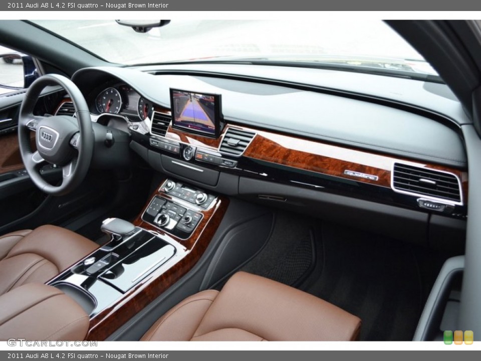 Nougat Brown Interior Dashboard for the 2011 Audi A8 L 4.2 FSI quattro #58349603